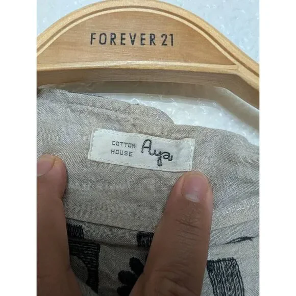 Cotton house Aya button down top - Picture 3 of 8